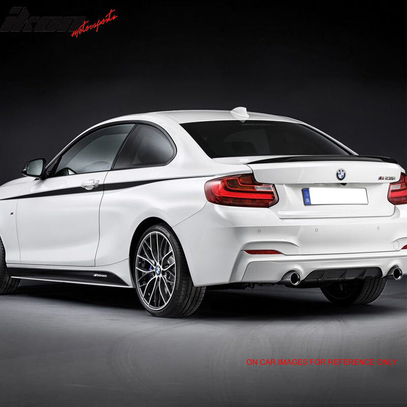 2014-2021 BMW 2-Series F22 Coupe Performance Style ABS Rear Trunk Spoiler Wing