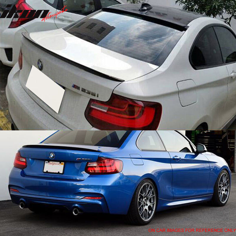 2014-2021 BMW 2-Series F22 Coupe Performance Style ABS Rear Trunk Spoiler Wing