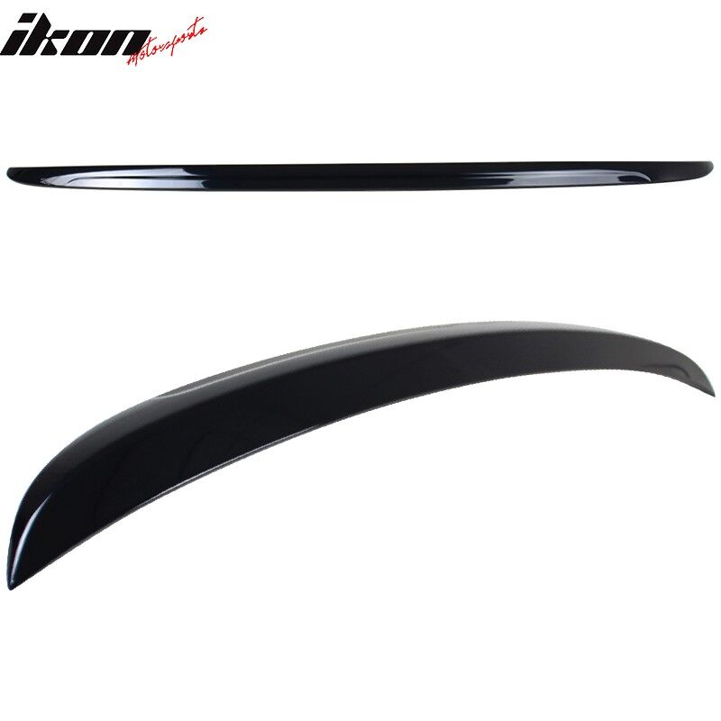 2004-2010 BMW 5-Series E60 M5 Style Trunk Spoiler Painted #416 Carbon Black Metallic