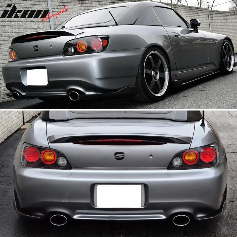2000-2009 Honda S2000 AP2 Style Trunk Spoiler/Wing Chicane Silver Metallic #NH745M