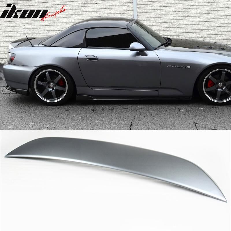 2000-2009 Honda S2000 AP2 Style Trunk Spoiler/Wing Chicane Silver Metallic #NH745M