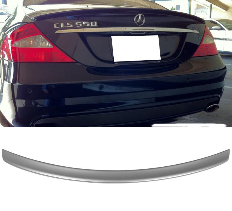 2005-2010 Mercedes CLS W219 Sedan AMG Trunk Spoiler Painted #723 Pewter Metallic - 9-T-0810