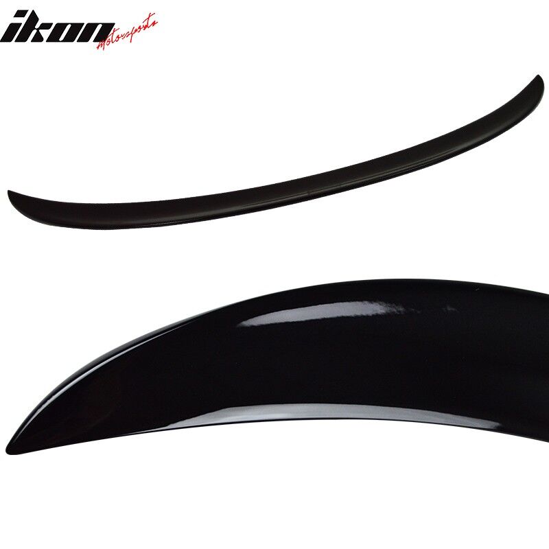 2006-2011 BMW 3-Series E90 Sedan Performance Painted Jet Black #668 Trunk Spoiler