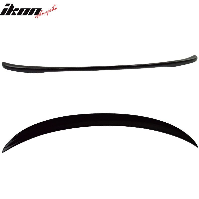 2006-2011 BMW 3-Series E90 Sedan Performance Painted Jet Black #668 Trunk Spoiler