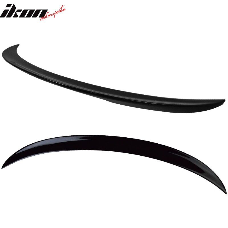 2006-2011 BMW 3-Series E90 Sedan Performance Painted Jet Black #668 Trunk Spoiler