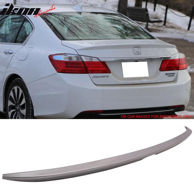 2013-2017 Honda Accord 4DR Sedan OE Style Trunk Spoiler/Wing Lunar Silver Metallic #NH830M