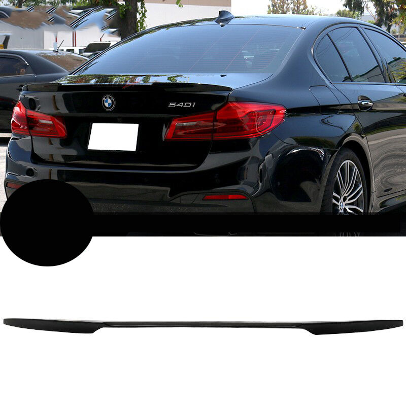 2017-2018 BMW 5-Series G30 Sedan M4 V Style Trunk Spoiler #475 Black Sapphire Metallic - 9-T-1589