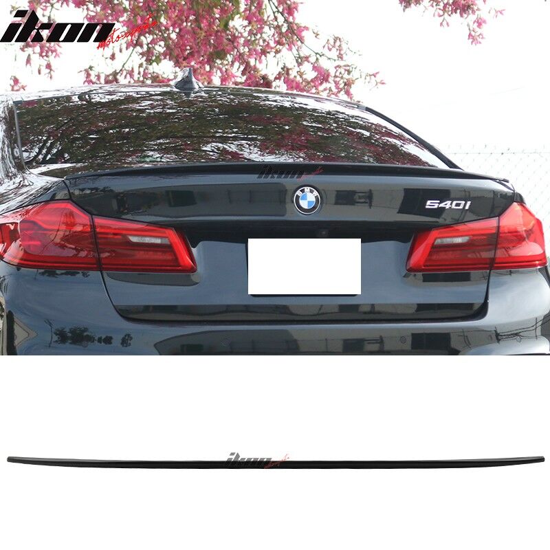 2017-2018 BMW 5-Series G30 Sedan M5 Performance Trunk Spoiler #475 Black Sapphire Metallic