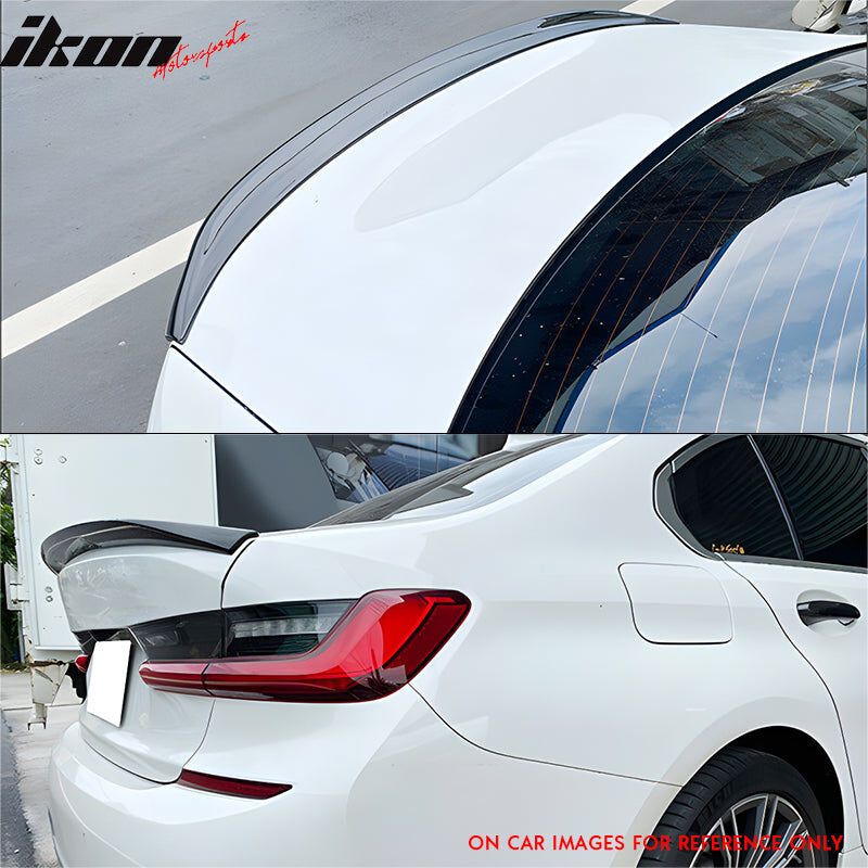 2019-2025 BMW 3-Series G20 Performance Style Carbon Fiber Rear Trunk Spoiler Wing