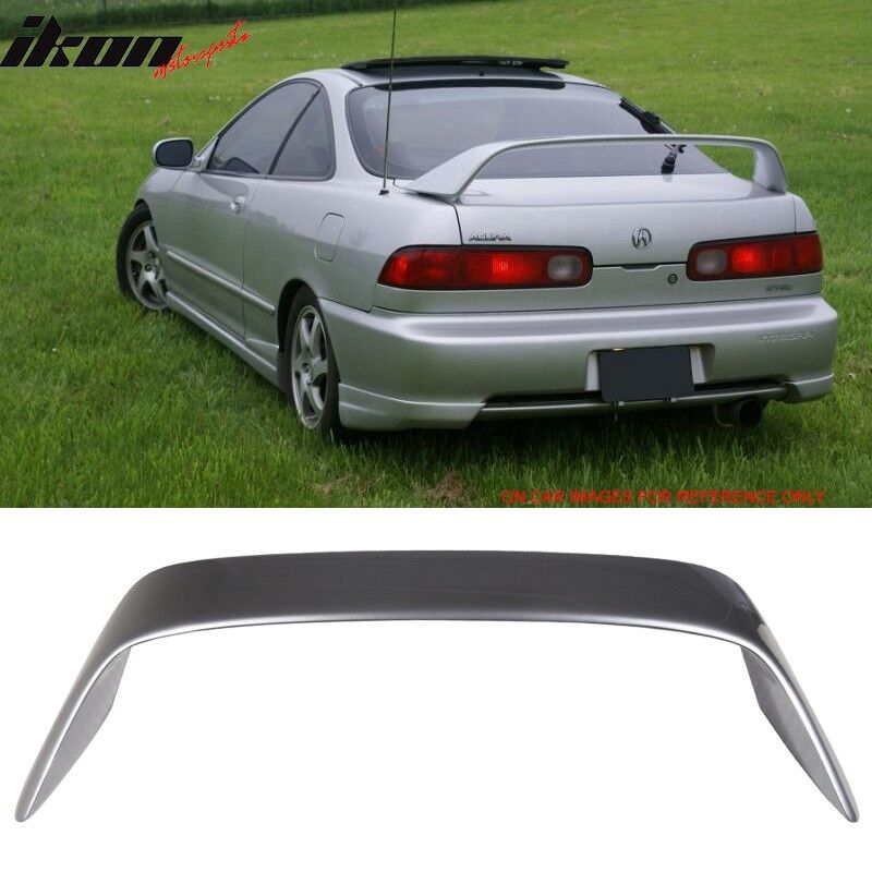 1994-2001 Acura Integra Type-R Paint #NH575M Thunder Gray Metallic Trunk Spoiler