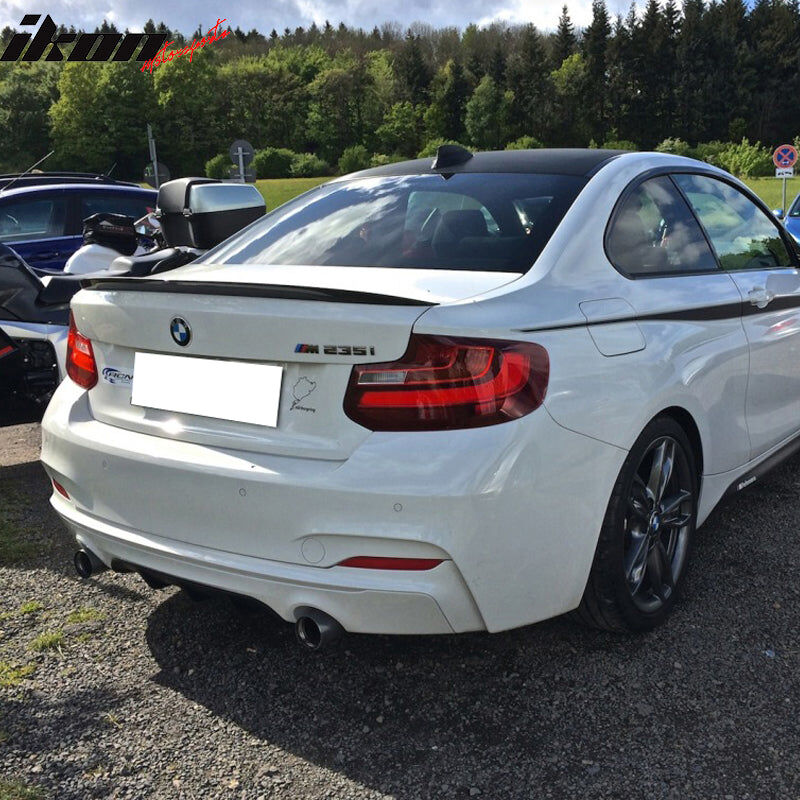 2014-2021 BMW 2-Series F22 Performance Style Carbon Fiber Rear Trunk Spoiler Wing