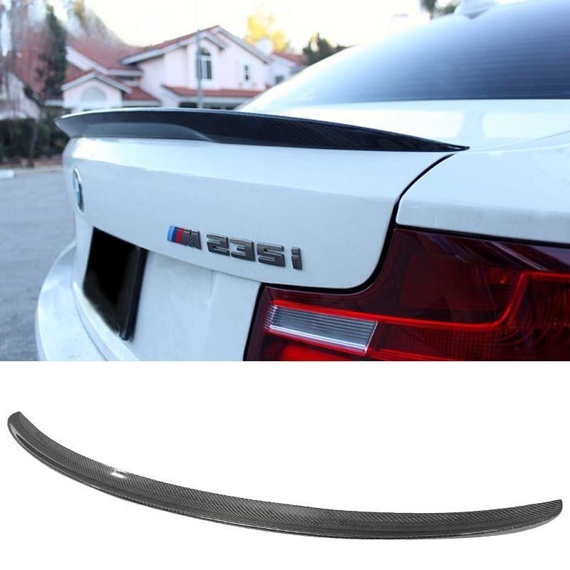2014-2021 BMW 2-Series F22 Performance Style Carbon Fiber Rear Trunk Spoiler Wing - AST-BF22P-CF