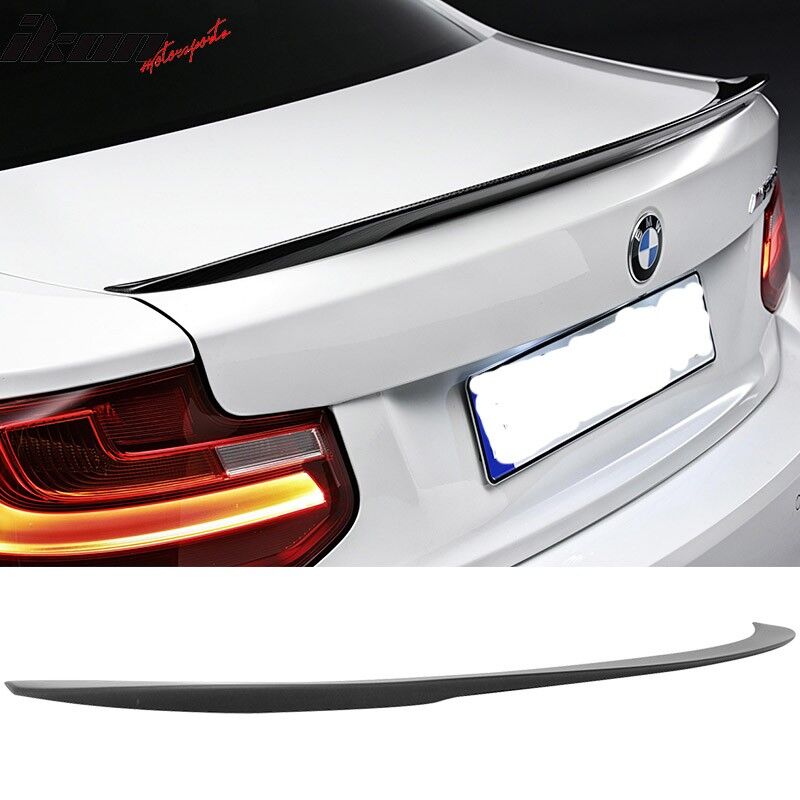 2014-2018 BMW 2-Series F22 Coupe Performance Style Trunk Spoiler-Matte Black