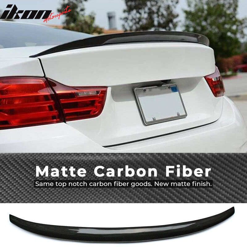 2014-2020 BMW 4-Series F32 Performance Style Carbon Fiber Rear Trunk Spoiler Wing