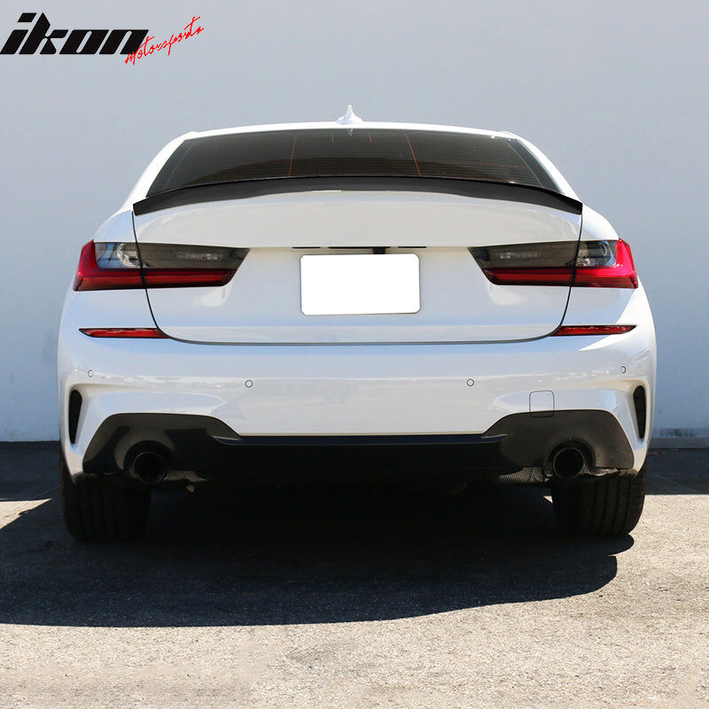 2019-2025 BMW 3-Series G20 M-Performance Style #475 Black Rear Spoiler Wing