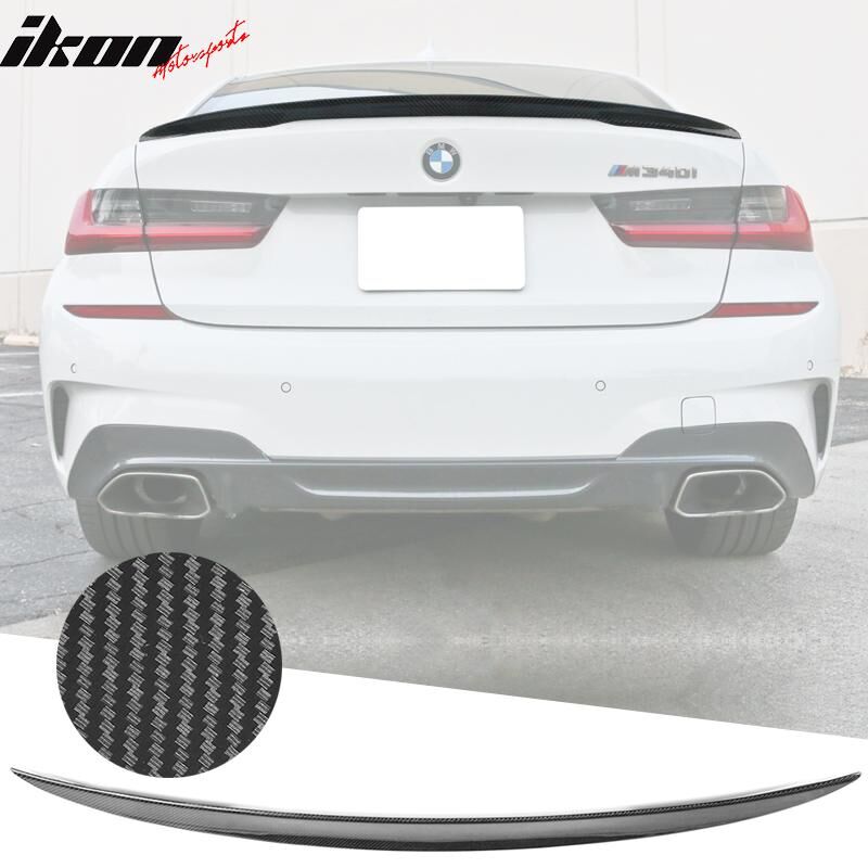 2019-2021 BMW 3-Series G20 Carbon Fiber Performance Style Trunk Spoiler/Wing