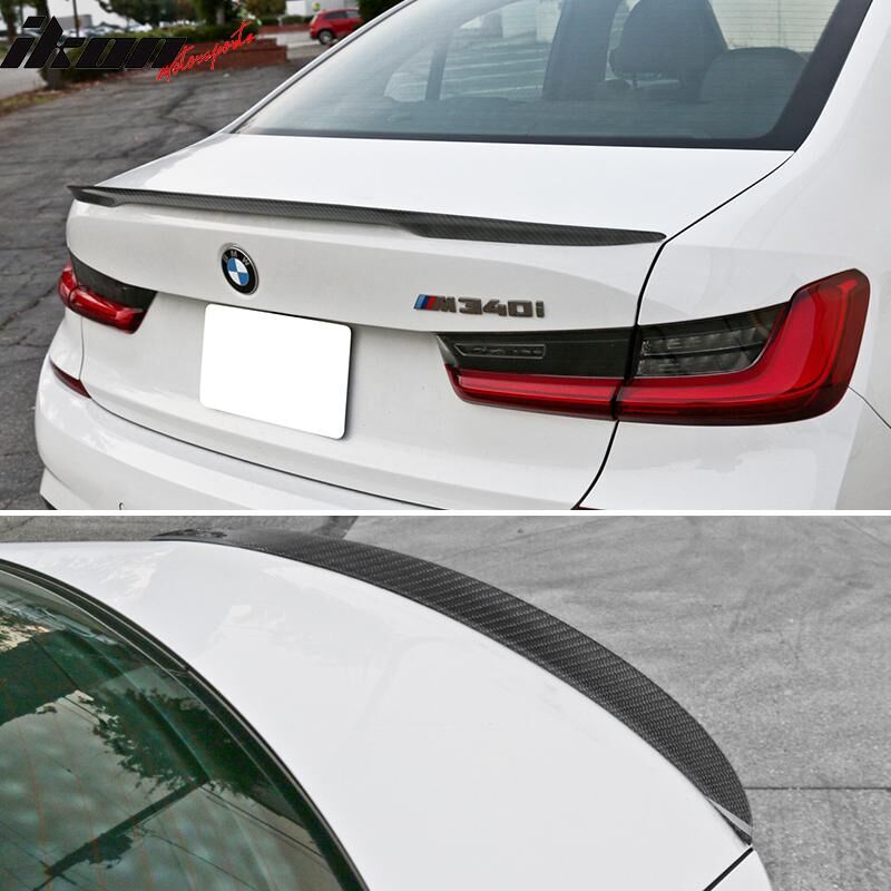 2019-2021 BMW 3-Series G20 Carbon Fiber Performance Style Trunk Spoiler/Wing