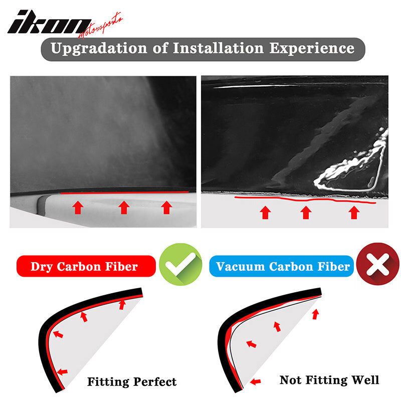 2022-2025 BMW 2-Series G42/G87 2DR M-Performance Style Dry Carbon Fiber Rear Spoiler Wing
