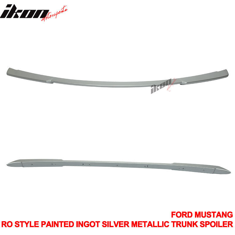2015-2023 Ford Mustang Coupe Ingot Silver Metallic Rear Spoiler Wing