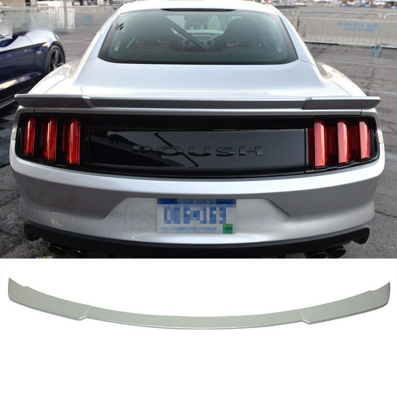 2015-2023 Ford Mustang Coupe Ingot Silver Metallic Rear Spoiler Wing - AST-FM15RO-UX