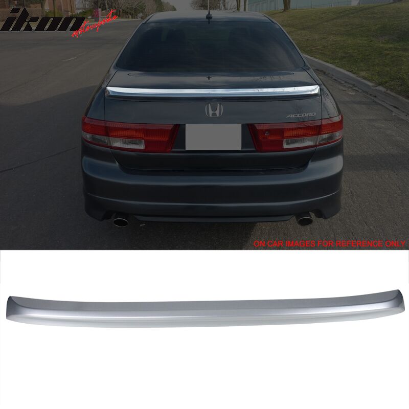 2003-2005 Honda Accord Sedan OE Trunk Spoiler Painted #NH623M Satin Silver Metallic