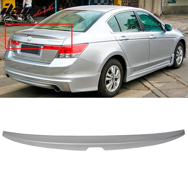 2008-2012 Honda Accord 4DR Sedan OE Style Trunk Spoiler/Wing Alabaster Silver Metallic #NH700M