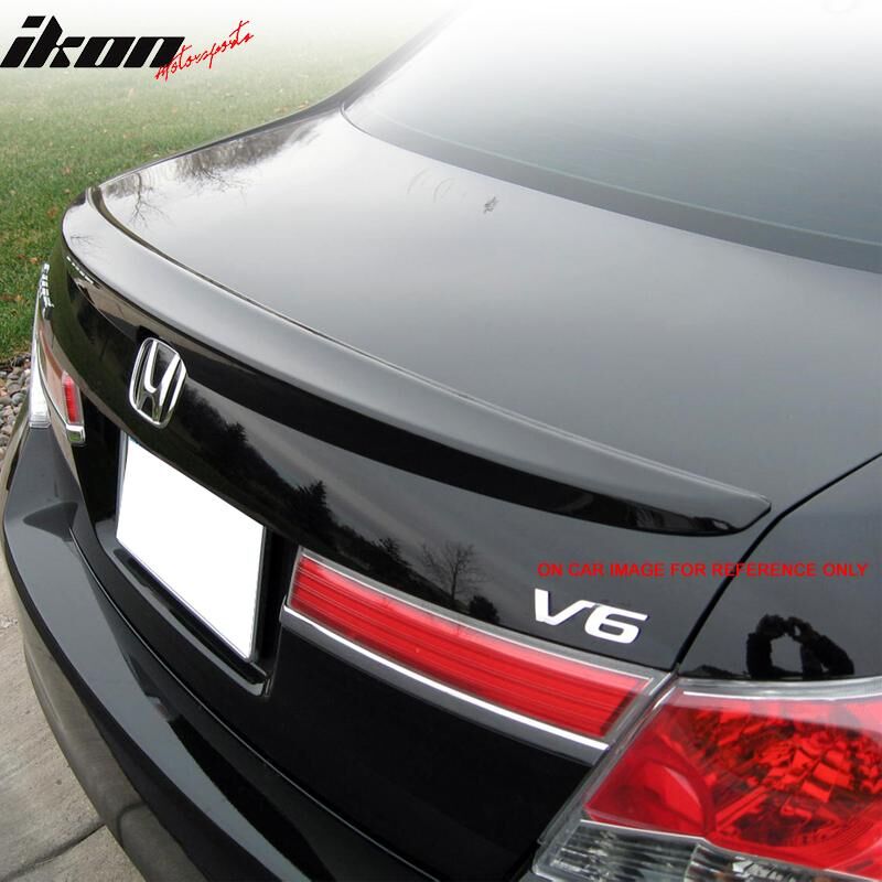 2008-2012 Honda Accord 4DR Sedan OE Style Trunk Spoiler/Wing Polished Metal Metallic