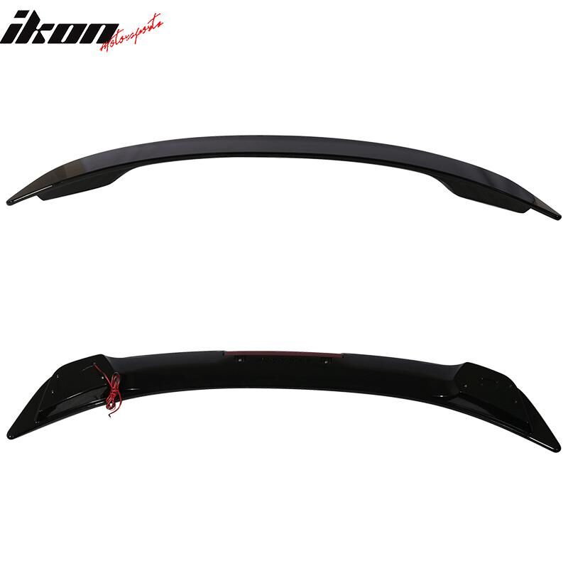 2008-2012 Honda Accord 4DR Sedan OE Style Trunk Spoiler w/3rd Brake Black #NH731P