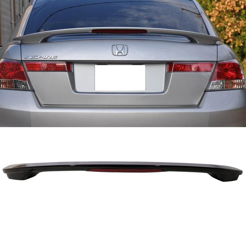 2008-2012 Honda Accord 4DR Sedan OE Style Trunk Spoiler w/3rd Brake Black #NH731P - AST-HA084OELED-NH731