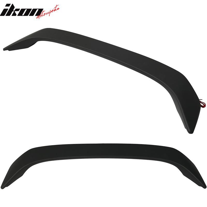 2001-2005 Honda Civic 4DR Sedan Trunk Spoiler w/LED Matte Black