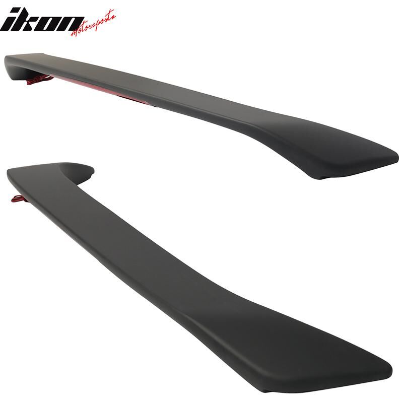 2001-2005 Honda Civic 4DR Sedan Trunk Spoiler w/LED Matte Black