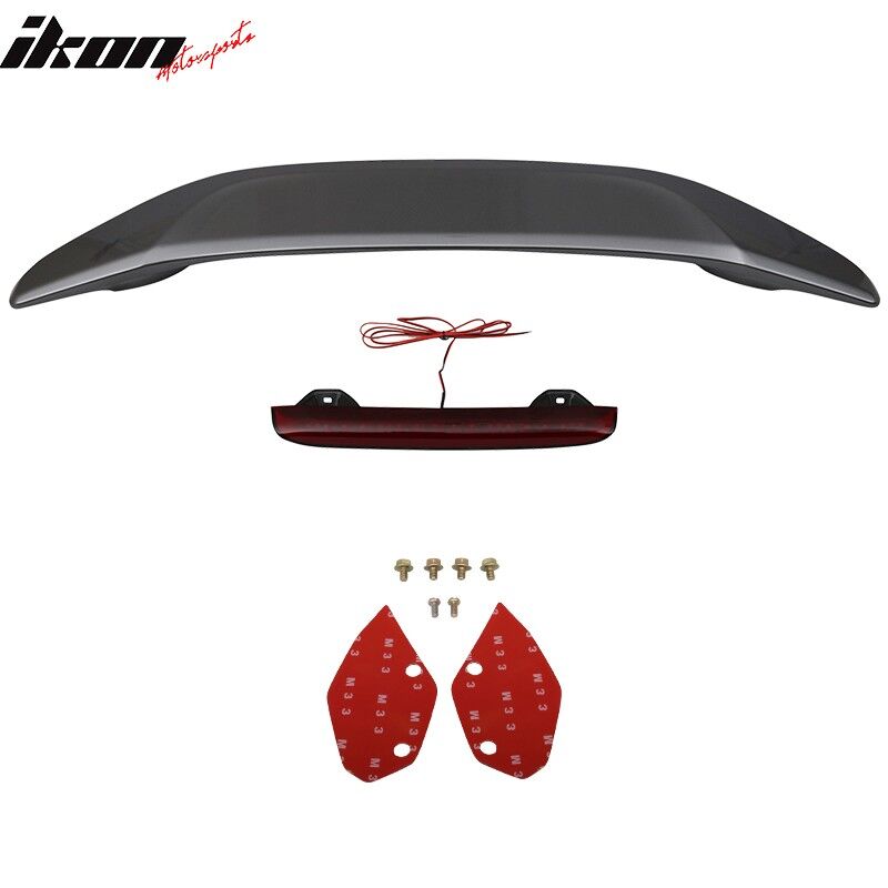 2016-2020 Honda Civic Coupe/Sedan OE Trunk Spoiler Painted #NH797M Modern Steel Metallic