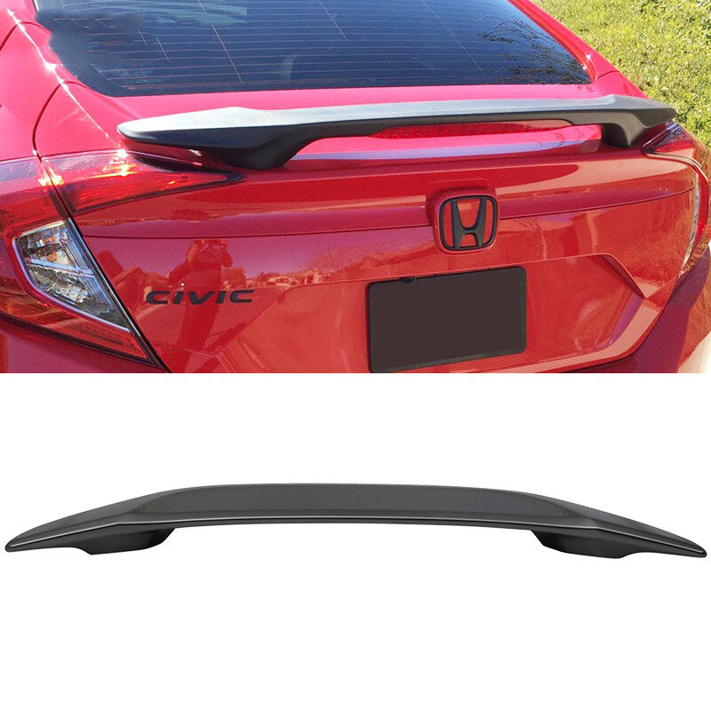 2016-2020 Honda Civic Coupe/Sedan OE Trunk Spoiler Painted #NH797M Modern Steel Metallic - AST-HC164OE-NH797M