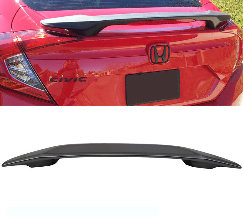 2016-2021 Honda Civic Sedan OE Painted Trunk Spoiler #NH797M Modern Steel Metallic - AST-HC164OELE-NH797M