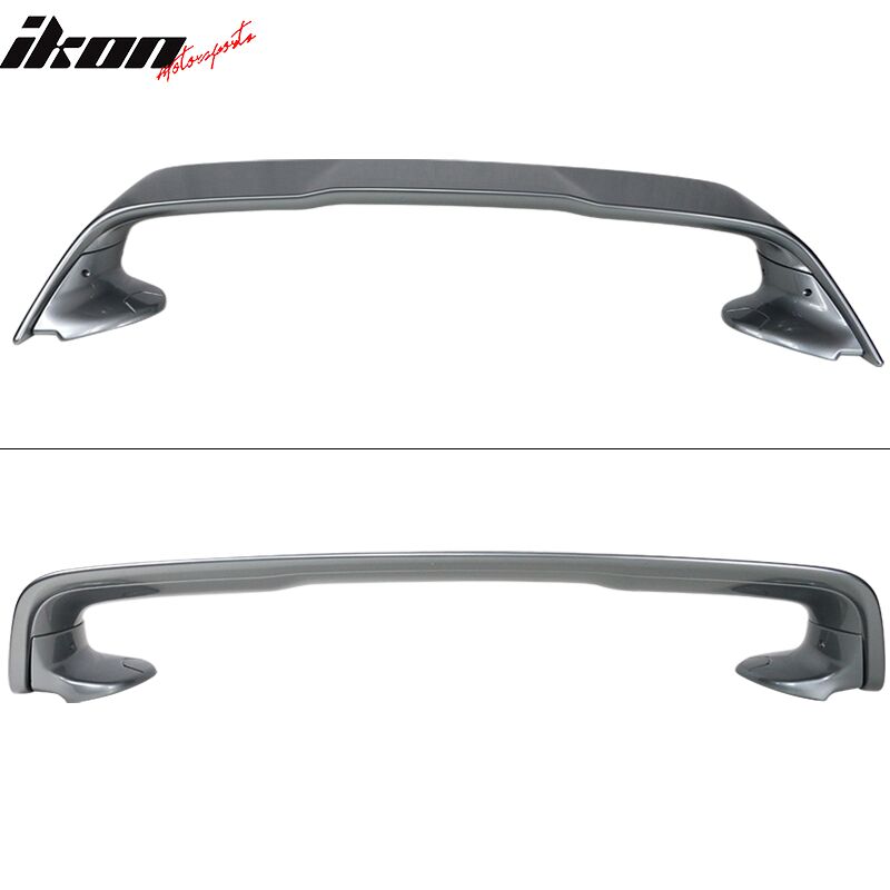 2008-2017 Mitsubishi Lancer EVO X Trunk Spoiler Painted #U17 Mercury Gray Metallic