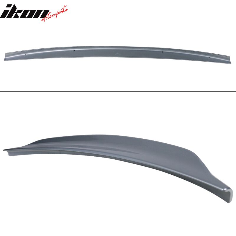 2008-2017 Mitsubishi Lancer EVO X JDM Duckbill Trunk Spoiler Painted Cool Silver Metallic
