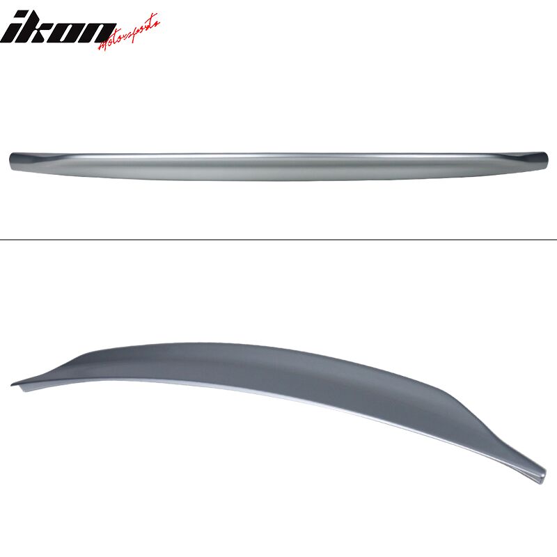2008-2017 Mitsubishi Lancer EVO X JDM Duckbill Trunk Spoiler Painted Cool Silver Metallic