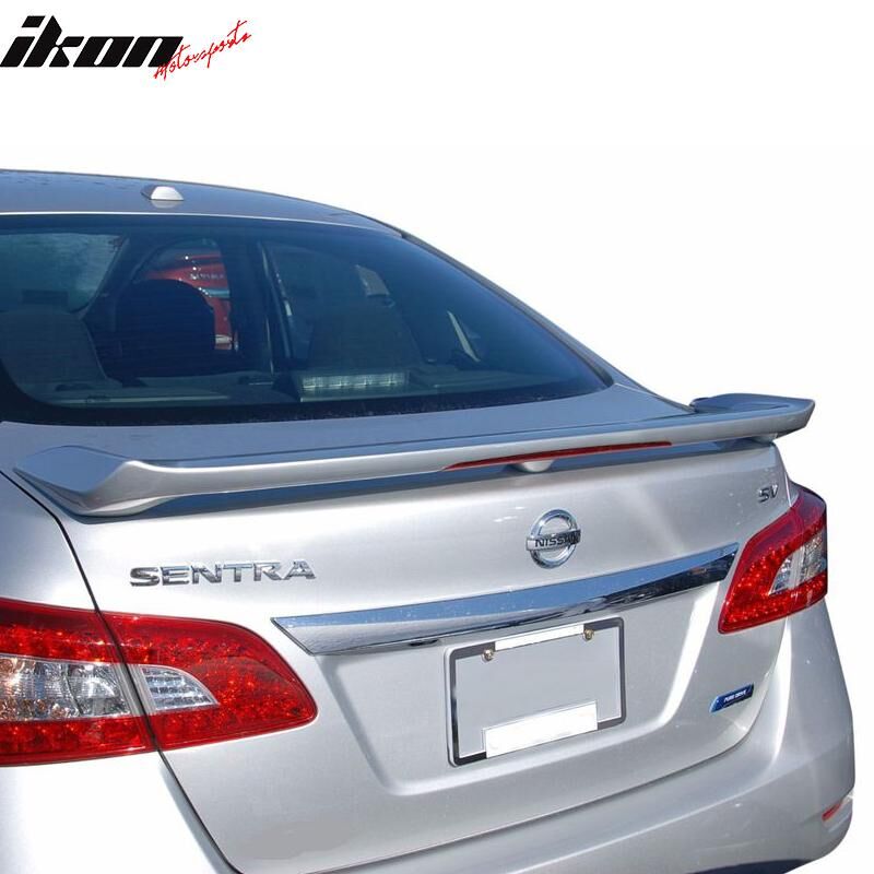 2013-2019 Nissan Sentra 4DR Sedan Trunk Spoiler w/LED Matte Black