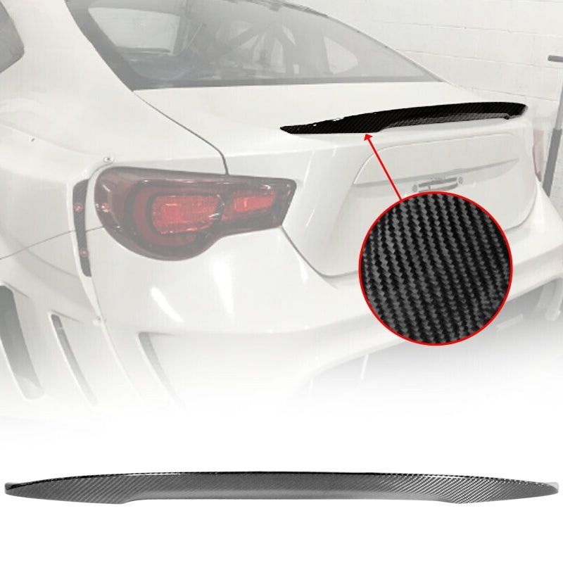 2013-2020 Subaru BRZ Performance Style Carbon Fiber Rear Spoiler Wing - AST-SFRS13TP2-CF
