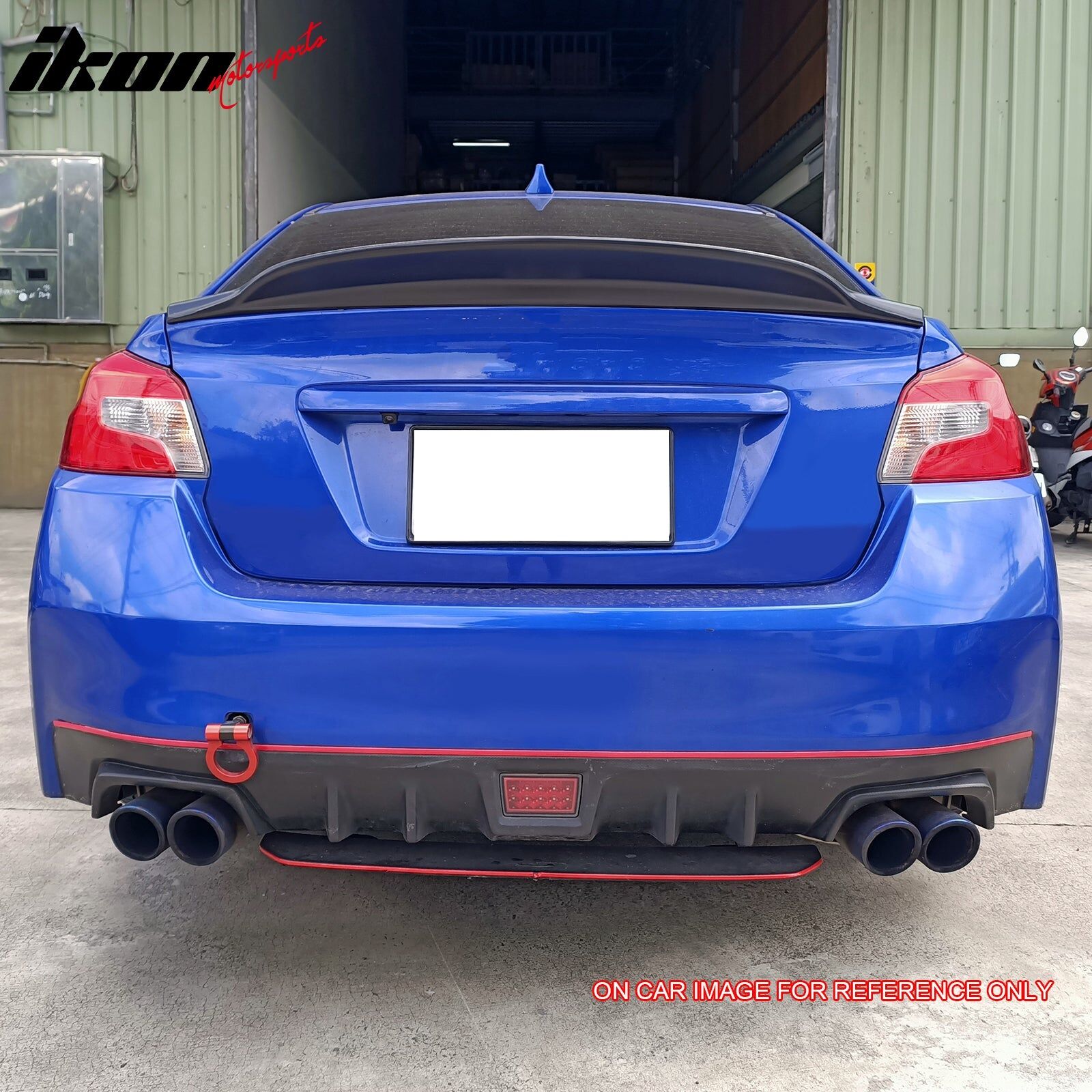 2015-2021 Subaru WRX PSM Style ABS #G1U Ice Silver Metallic Rear Trunk Spoiler Wing