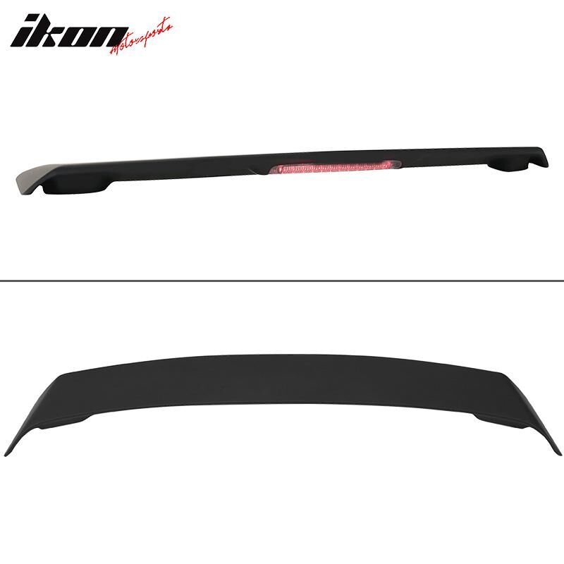 2009-2013 Toyota Corolla 4DR Sedan Trunk Spoiler w/LED Matte Black