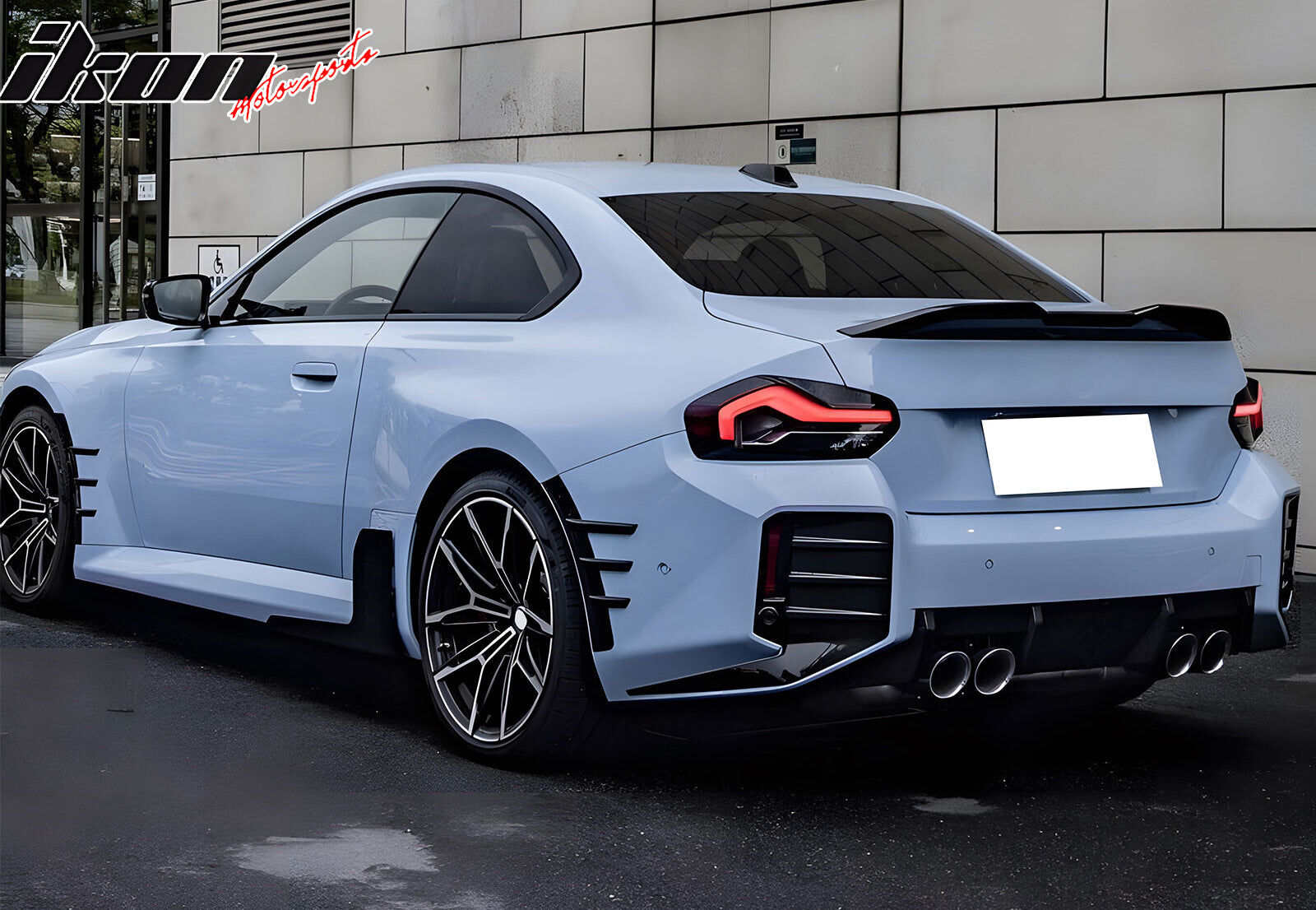 2023-2024 BMW 2-Series M2 G87 M-Performance Style Carbon Fiber Rear Bumper Diffuser
