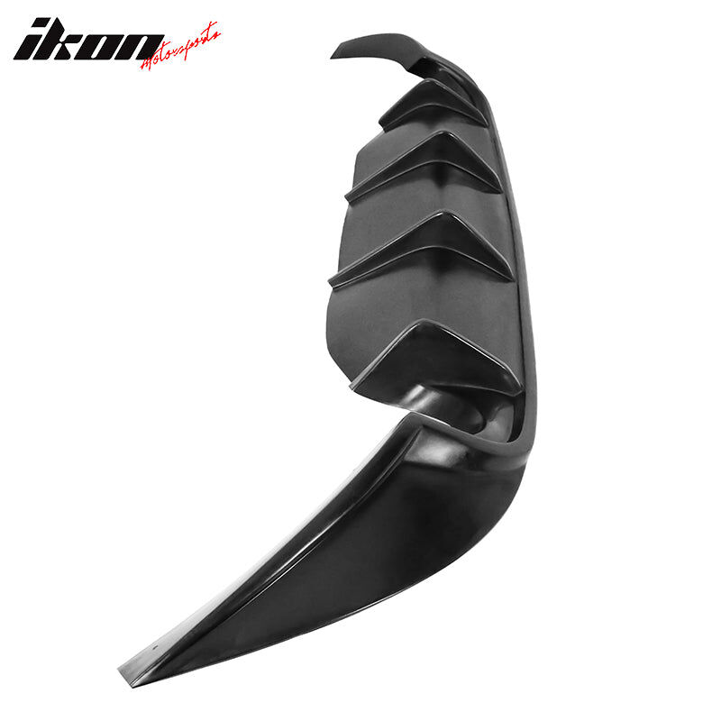 2016-2018 Nissan Maxima Sedan Polyurethane Black Rear Bumper Diffuser