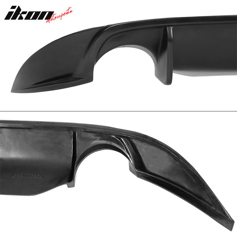 2016-2018 Nissan Maxima Sedan Polyurethane Black Rear Bumper Diffuser