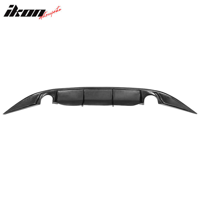 2016-2018 Nissan Maxima Sedan Polyurethane Black Rear Bumper Diffuser