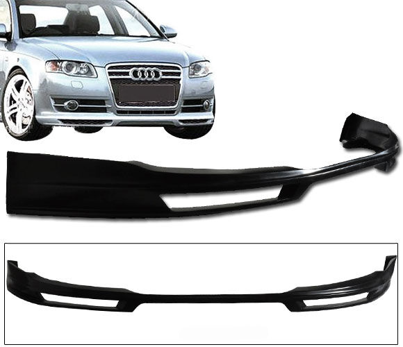 2006-2008 Audi A4 B7 Bumper Lip Spoiler ABT Poly-Urethane - BLF-AA406A-PU