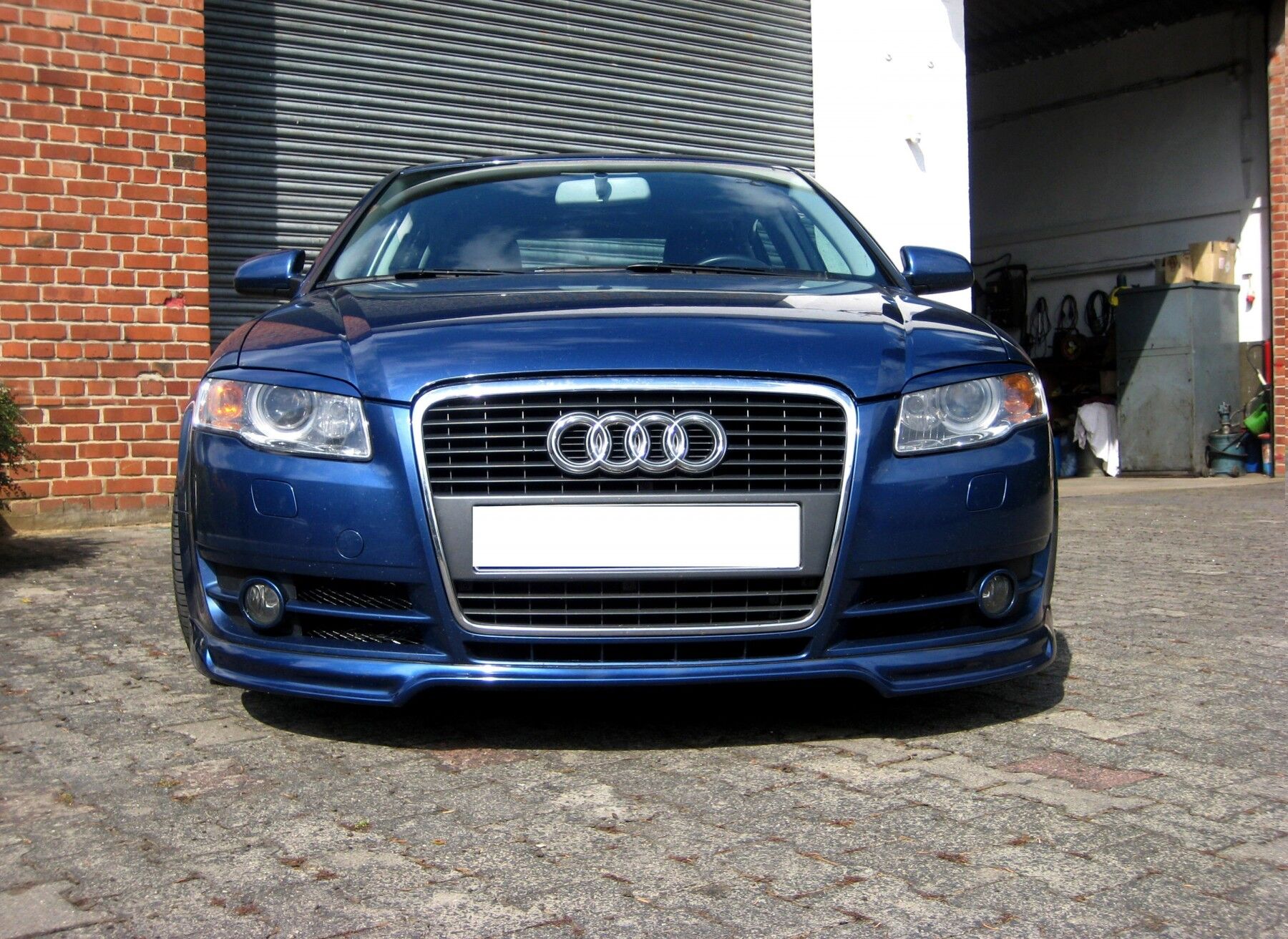 2006-2008 Audi A4 Bumper Lip Spoiler Type-A Poly-Urethane