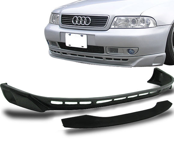 1996-2001 Audi A4 Front Bumper Lip Spoiler Type-A Poly-Urethane - BLF-AA496A-PU