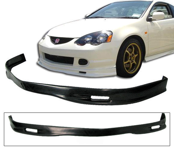 2002-2004 Acura RSX Front Bumper Lip Spoon Style Poly-Urethane - BLF-AR02SP-PU