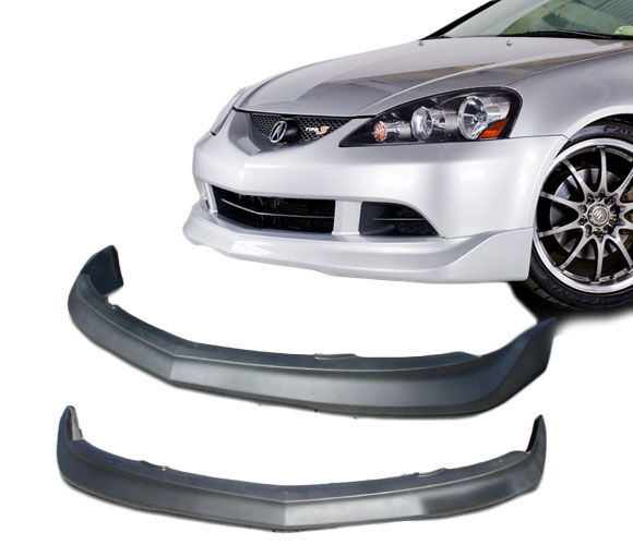 2005-2006 Acura RSX Front Bumper Lip Mugen Style Poly-Urethane - BLF-AR05MU-PU